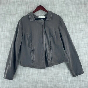 Torrid full zip jacket Womens Size 3x Gray 3092